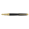 Black Lacquered Gold Plated Fountain Pen B576