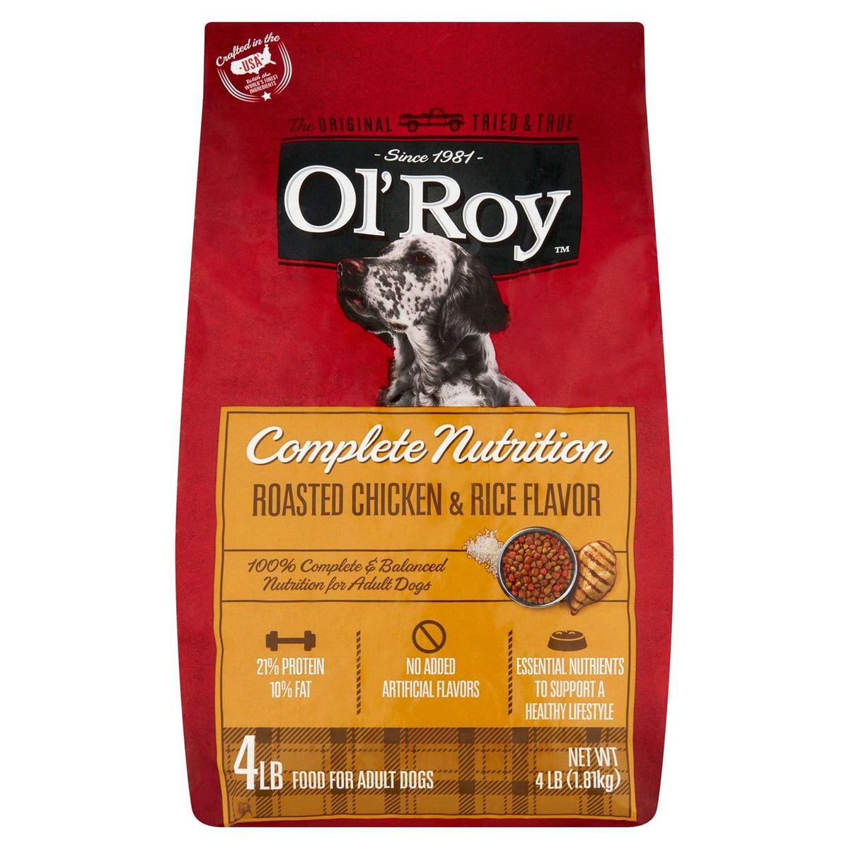 Roasted Chicken & Rice Flavor Dry Dog Food W8440