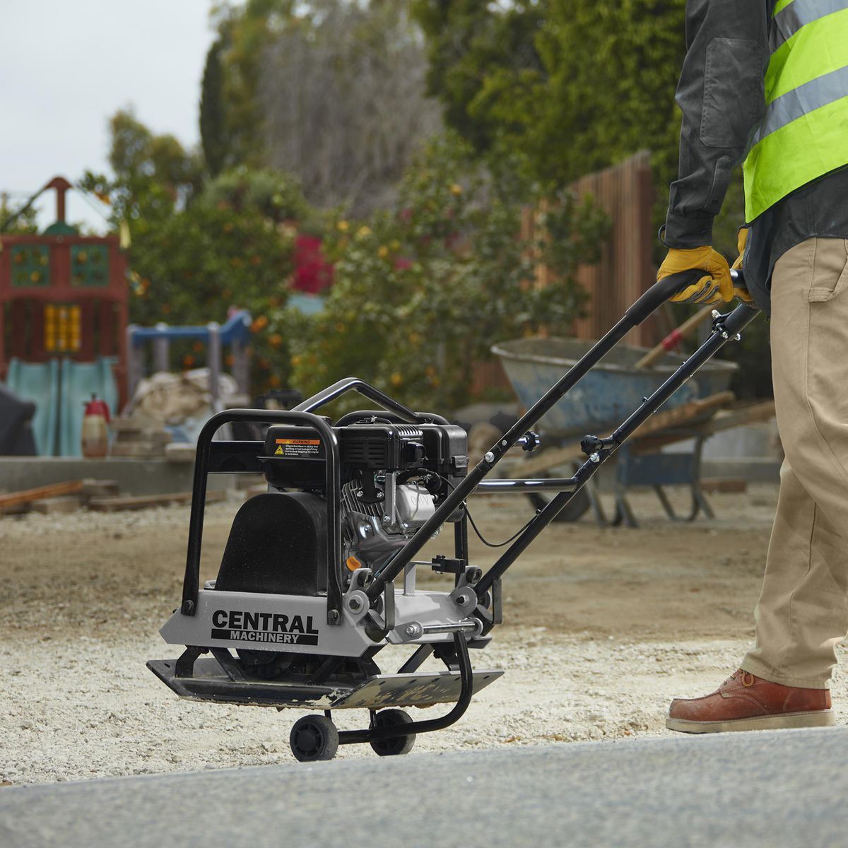 7 HP Plate Compactor with Wheel Kit M304554