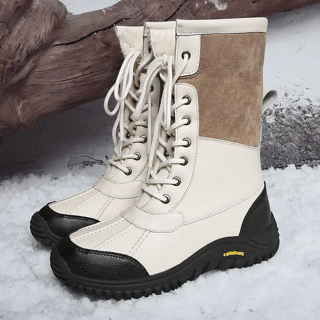 Women‘s Winter Foldable Tube Snow Boots Q5006