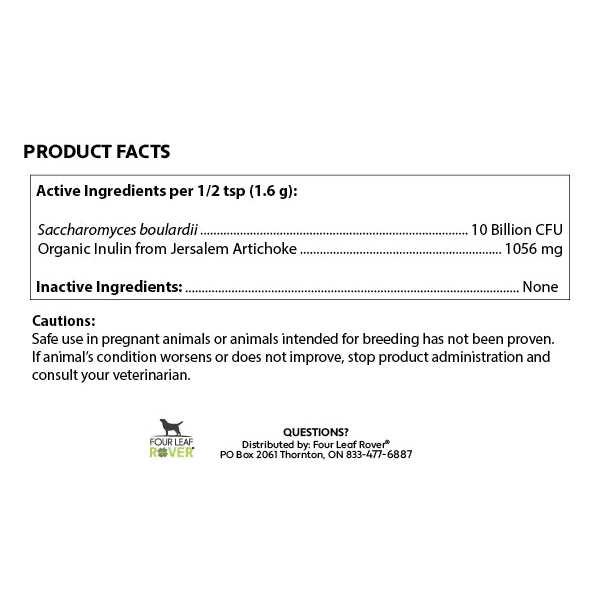Saccharomyces Boulardii Probiotics for Dogs K60631