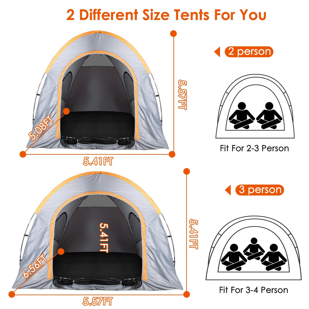 Waterproof Pickup Truck Tent with Carry Bag O899