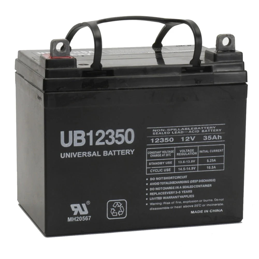 12 Volt 35 Amp Hour Sealed Lead Acid AGM Battery T107