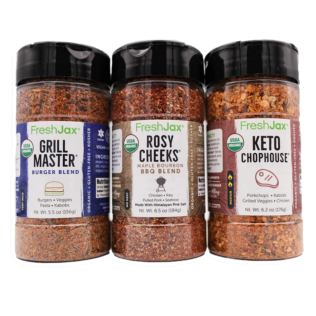 Grilling Spice Gift Sets 3 pack Non GMO Gluten Free Organic Seasoning V297834