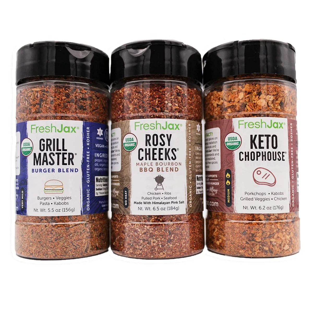 Grilling Spice Gift Sets 3 pack Non GMO Gluten Free Organic Seasoning V297834