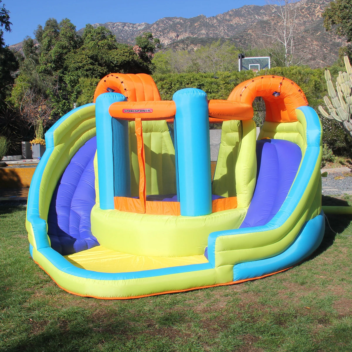 Double Water Slide & Bouncer X275