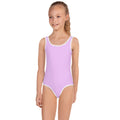 Light Lavender One Piece Girl's Swimsuit (6X) X683