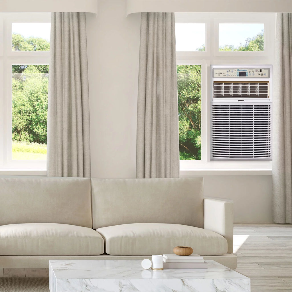 10,000 BTU 115-Volt Casement Window Air Conditioner, White I352499
