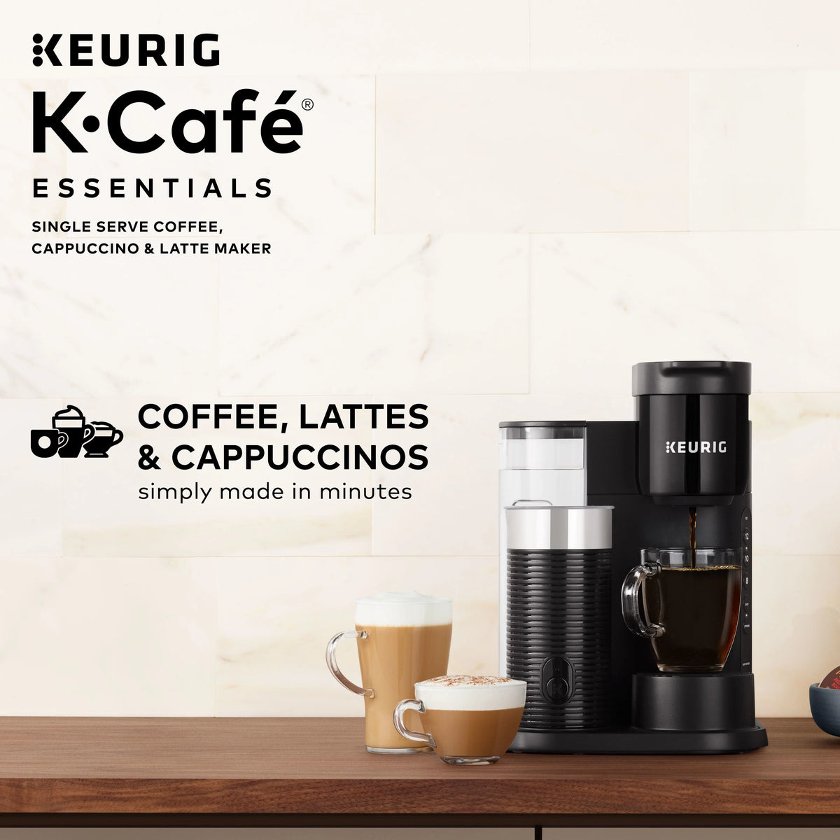 Single Serve K-Cup Pod Coffee Maker, Black C7292