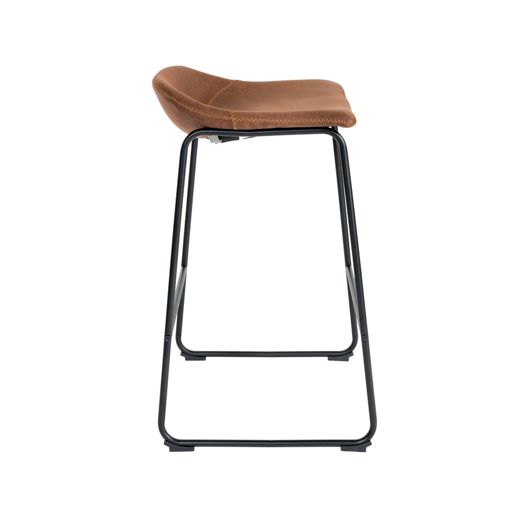 Brown Bar Stool Set of 2 B8197