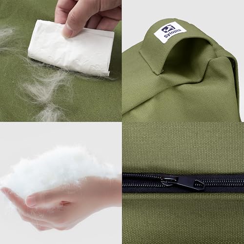 42-Inch Canvas Waterproof Washable Outdoor Dog Bed I55629
