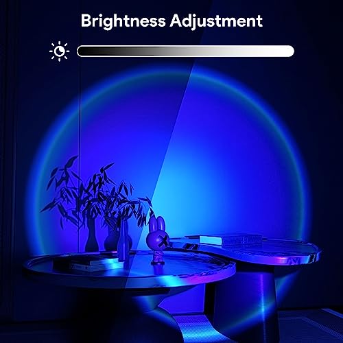 Multicolor LED Projection Sunset Lamp with Remote Z19968