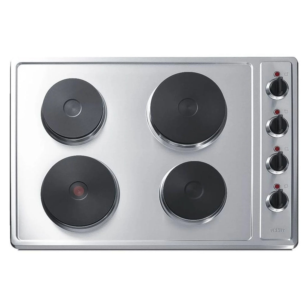 4-Burner Solid Disk Cooktop Stainless Steel H79966