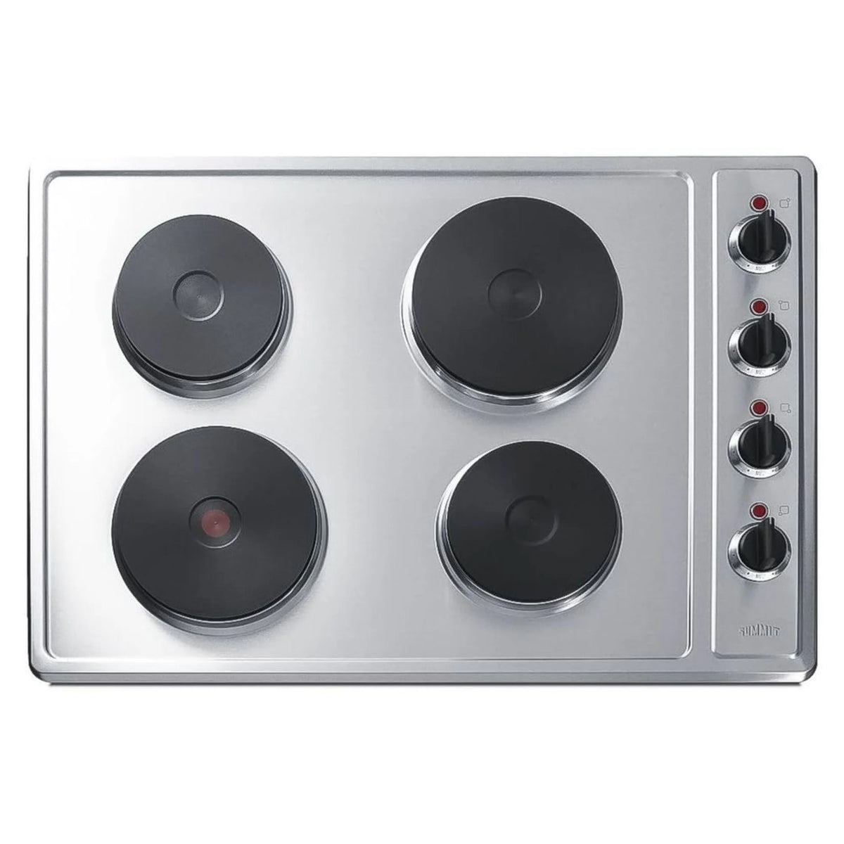 4-Burner Solid Disk Cooktop Stainless Steel H79966