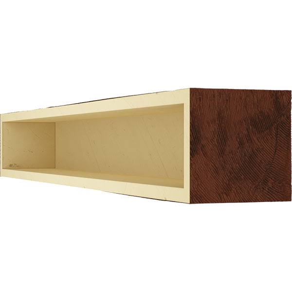 Natural Pecan Faux Wood Fireplace Mantel X2802