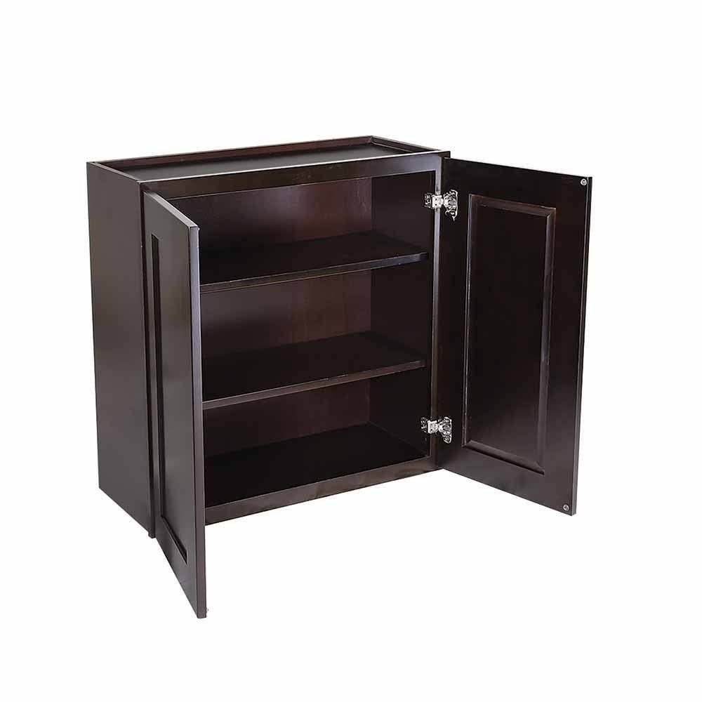 Espresso Double Door Kitchen Cabinet C838