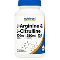 L-Arginine L-Citrulline Complex 750mg 120 Capsules F86234
