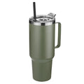 40 oz Stainless Steel Vacuum Insulated Tumbler with Handle (Black, 1) I6455