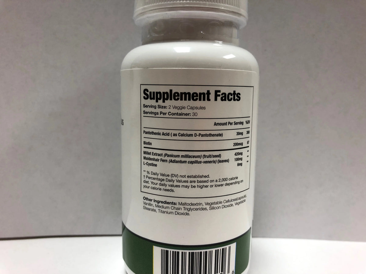 60 Capsules Hair Loss Supplement G1782