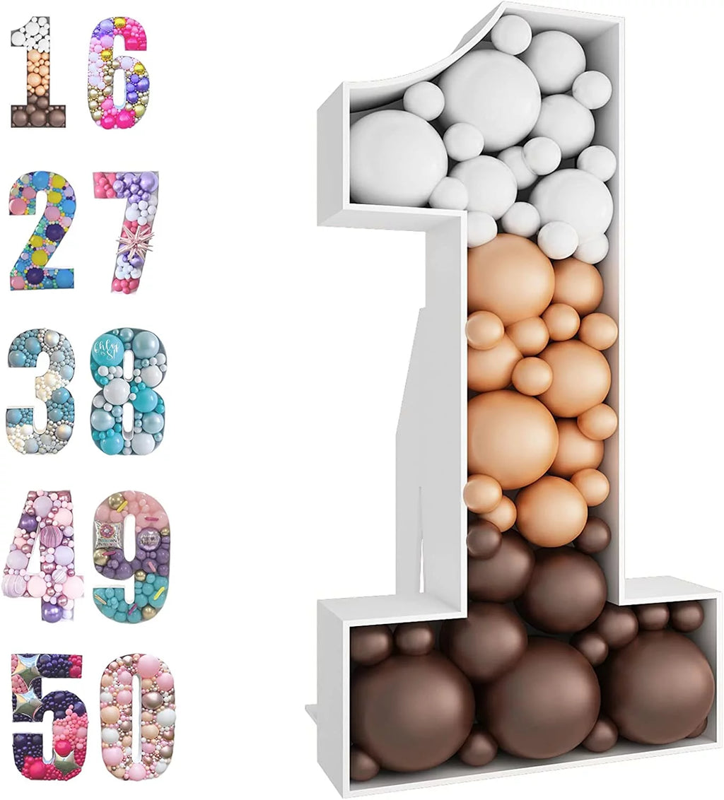 4ft Marquee Numbers Mosaic Balloon Frame Kit U902851