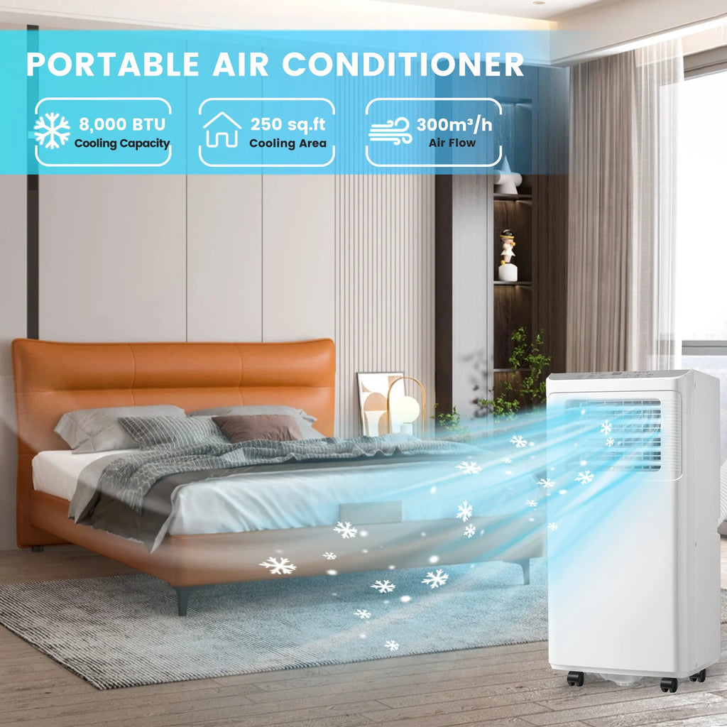 8,000 BTU Portable Air Conditioner F16287