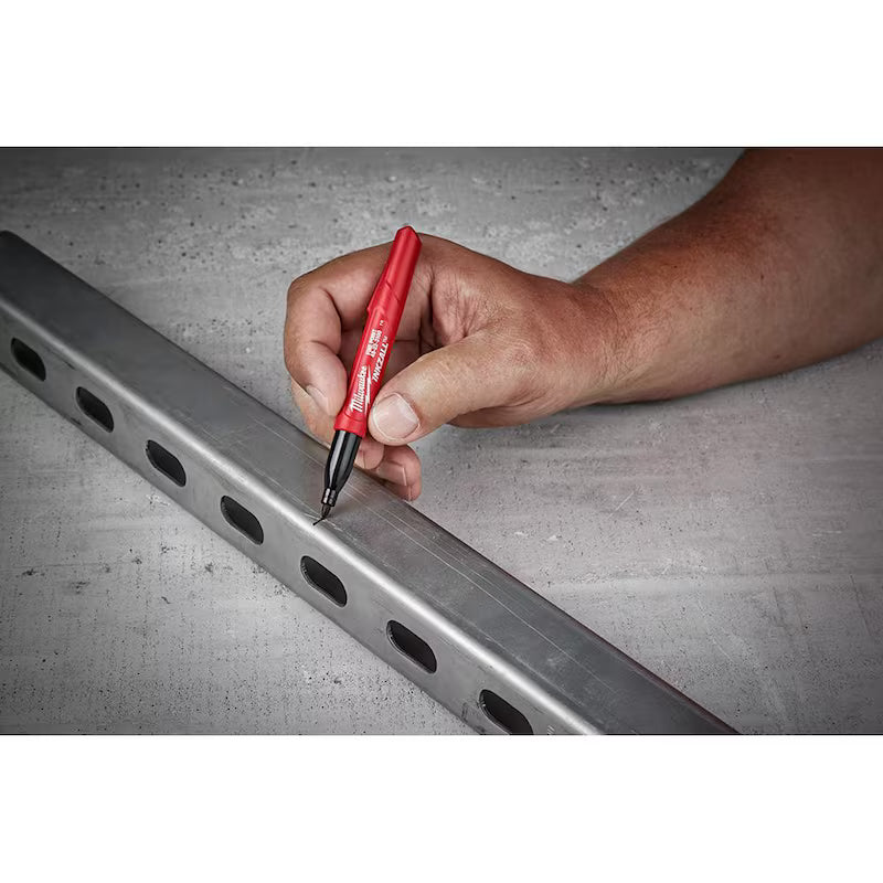 Red Fine Point Permanent Marker 36-Pack O2452