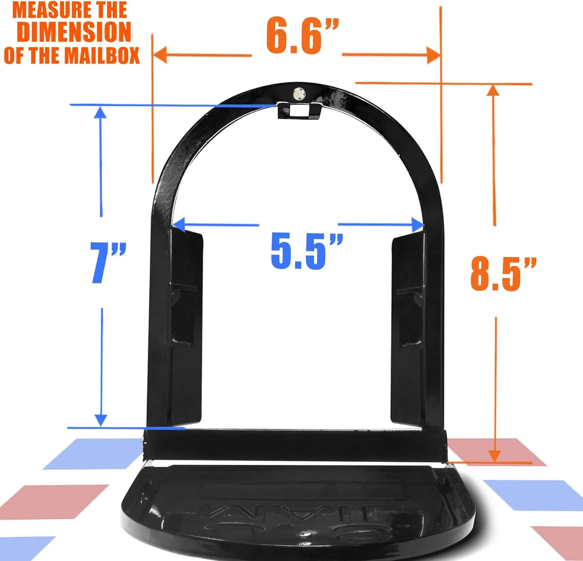 Aluminum Mailbox Door with Magnet Closure U324