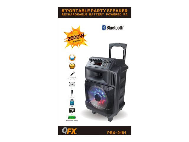 8x22 Bluetooth Portable Party Speaker I893886