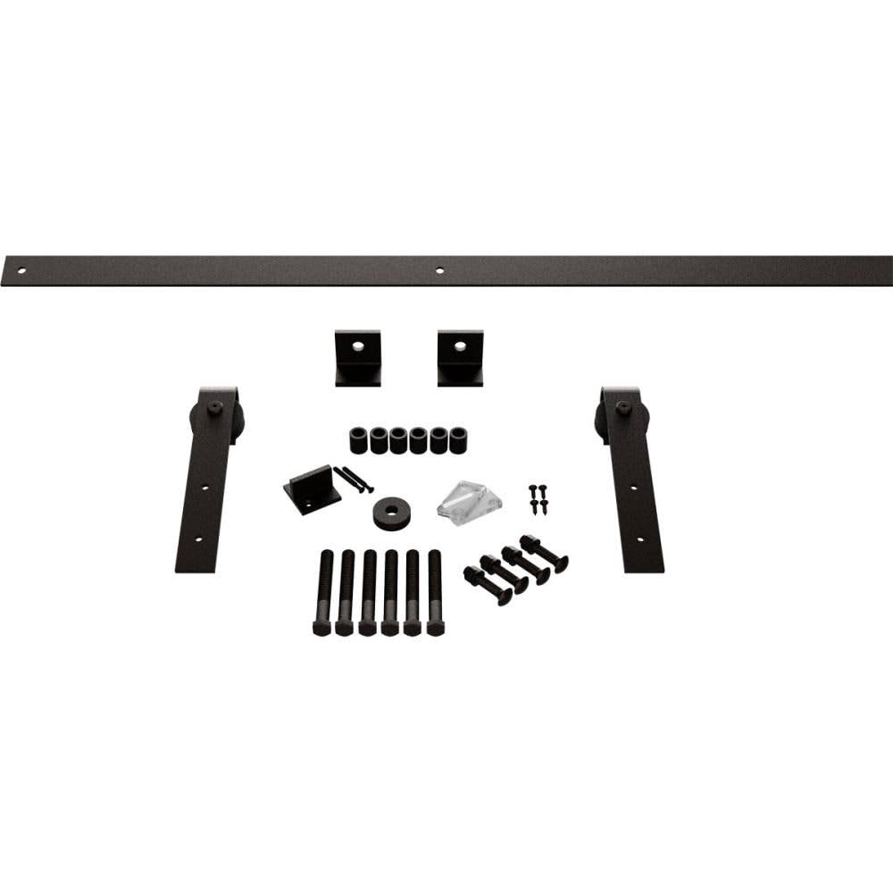 Barn Door Hardware Set with 6 ft Track, Arch Bronze C634
