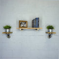 Set of 3 Farmhouse Industrial Wall Shelf C115