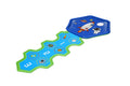 Kids Sprinkler Splash Pad and Inflatable Water Slide I56978