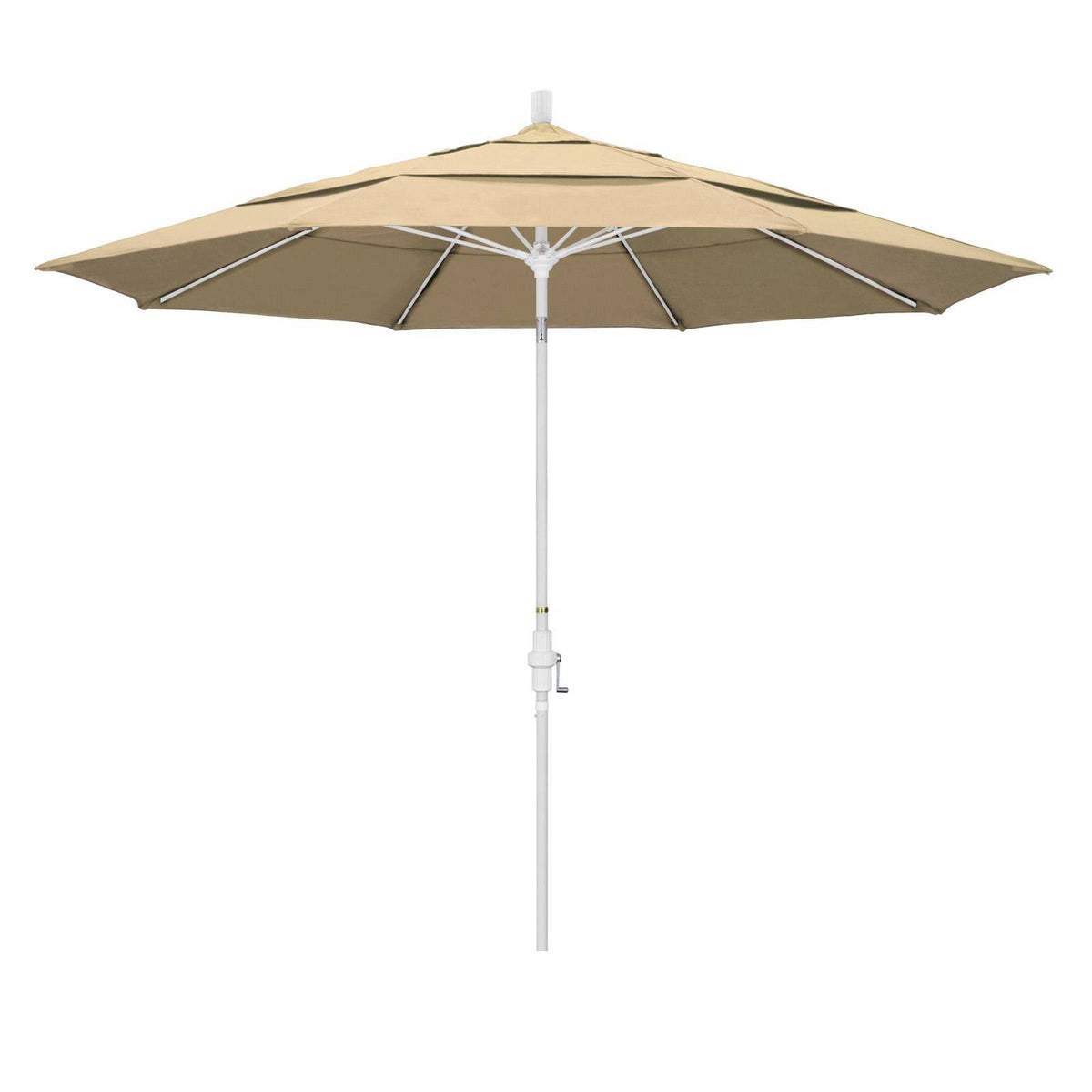 11 ft Aluminum Patio Umbrella Antique Beige F823