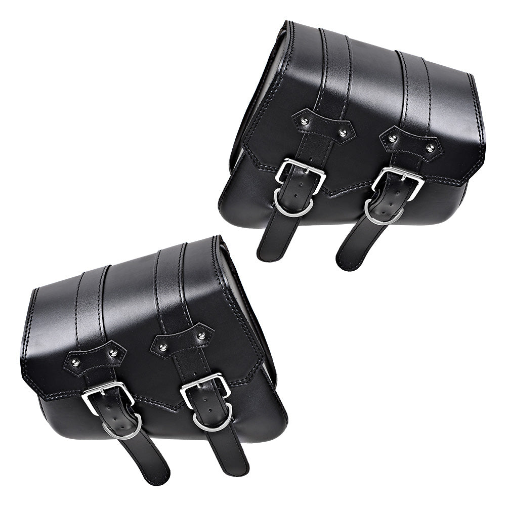 Black Left & Right Side Saddlebag Swingarm Saddle Bags A7729