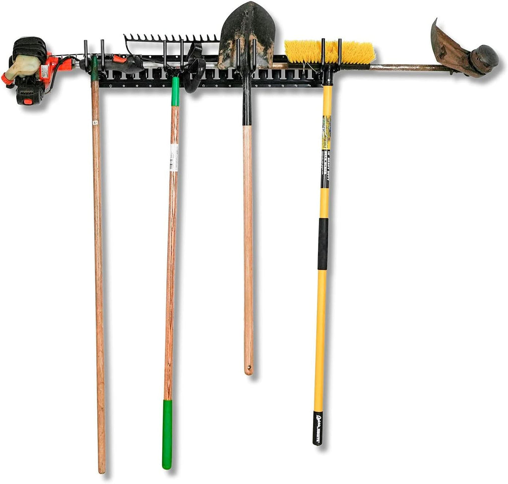 7-Piece Steel Tool Storage Rack Set with 4' Rail M362181