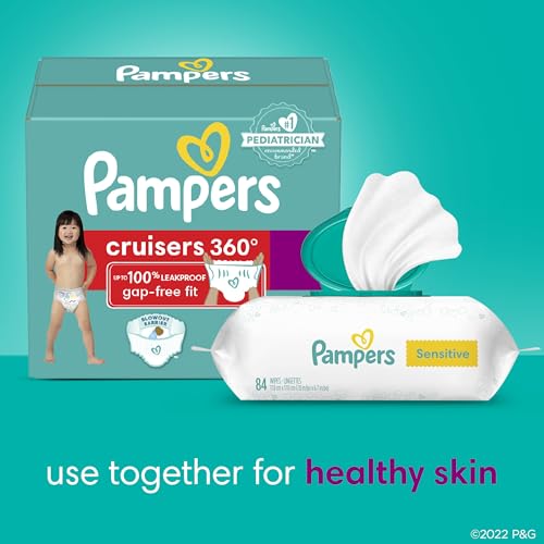 Size 5 Pull-On Disposable Baby Diapers 128 Count Z76075