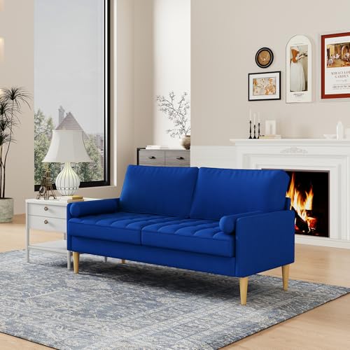Blue Velvet 3 Seat Sofa U5799