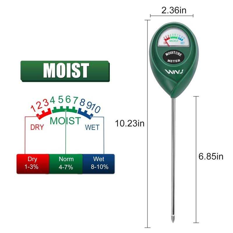 2 Pack Soil Moisture Meter H418268