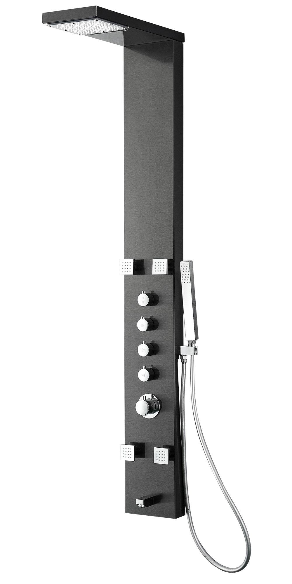 Stainless Steel Thermostatic Shower Massage Panel S995659