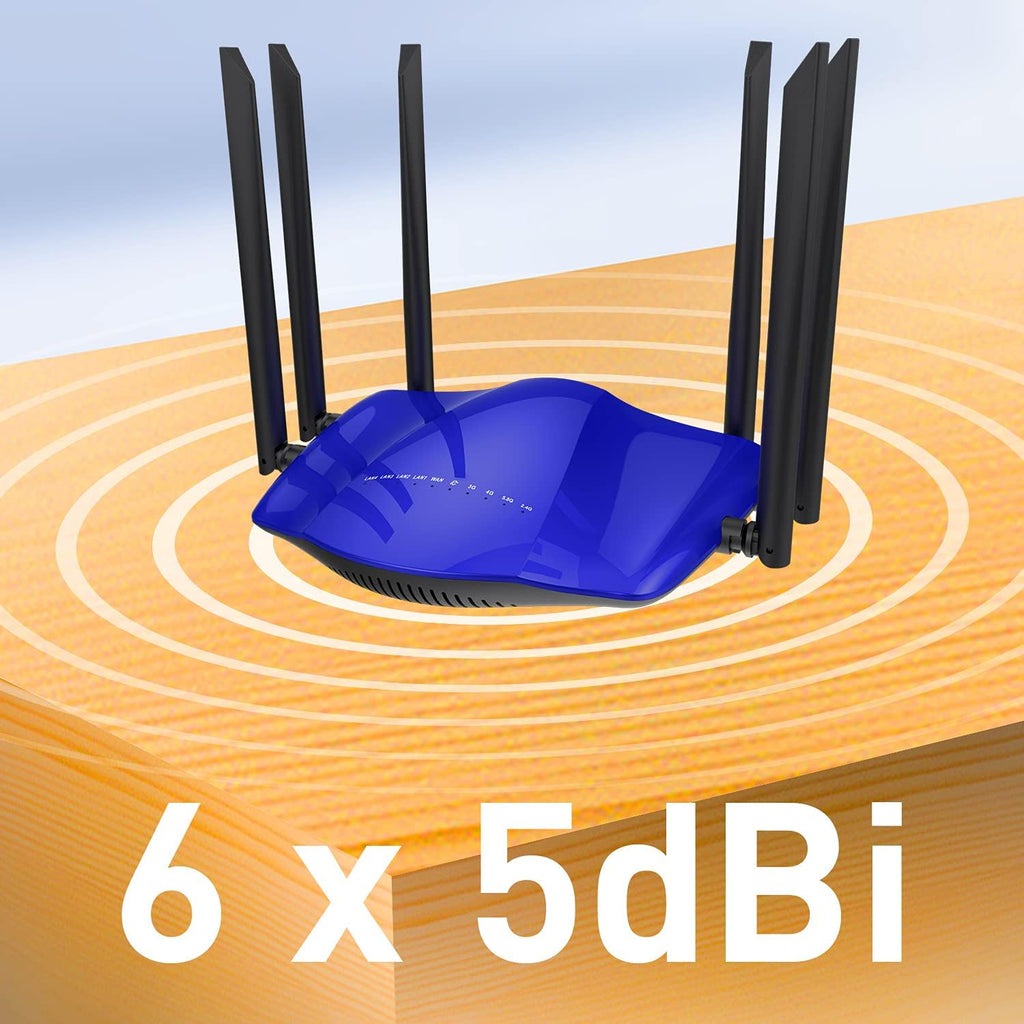 AC1200 Dual Band 4G LTE Modem Router with SIM Card Slot M808