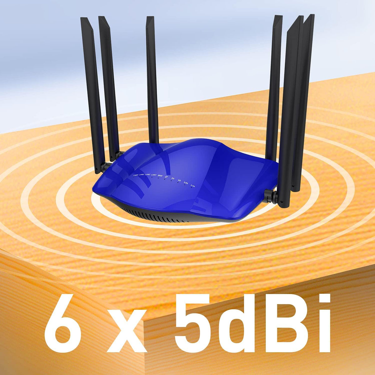 AC1200 Dual Band 4G LTE Modem Router with SIM Card Slot M808