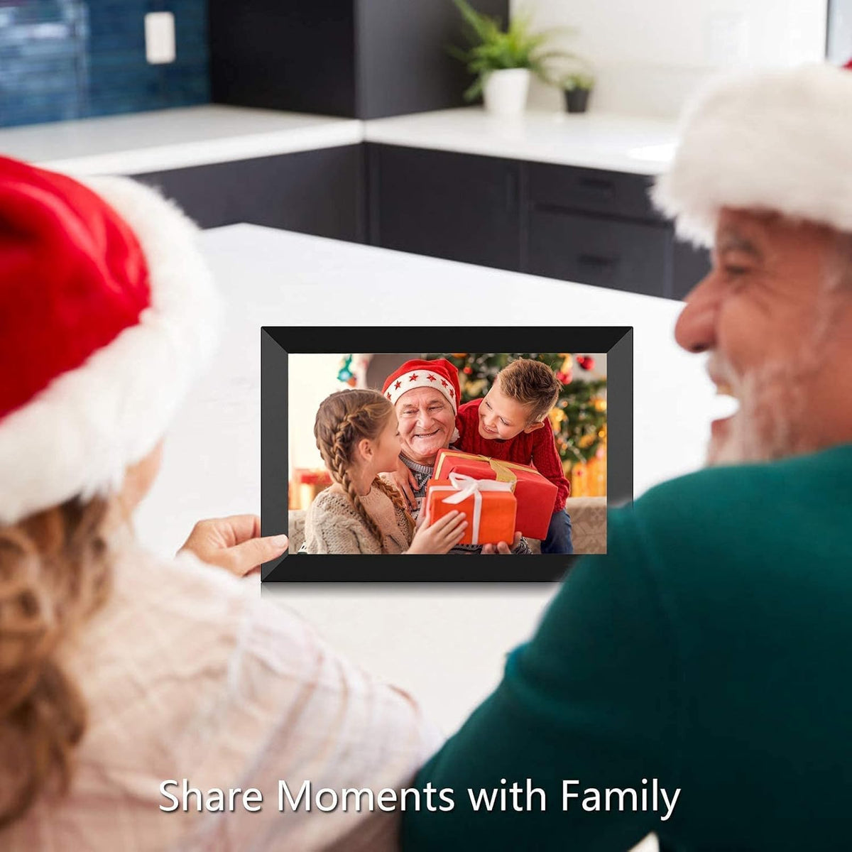 Digital Photo Frame WiFi 8 Inch Touch Screen 16GB Storage M29010