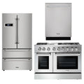 48 inch Propane Dual Fuel Range, Refrigerator, Dishwasher H289