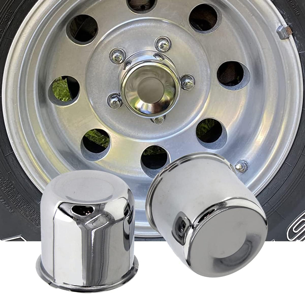 4 Pack Chrome Steel Center Caps 4.25inch L67930