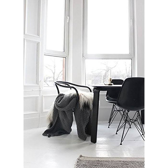Teal Molded Plastic Dining Chairs with Black Wire Legs J996032
