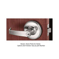 Cylindrical Lock Satin Nickel Plated Clear Coated B656424