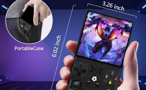 Handheld Game Console 4.0 Inch IPS 64GB TF Card 4000mAh Battery New Black A651375