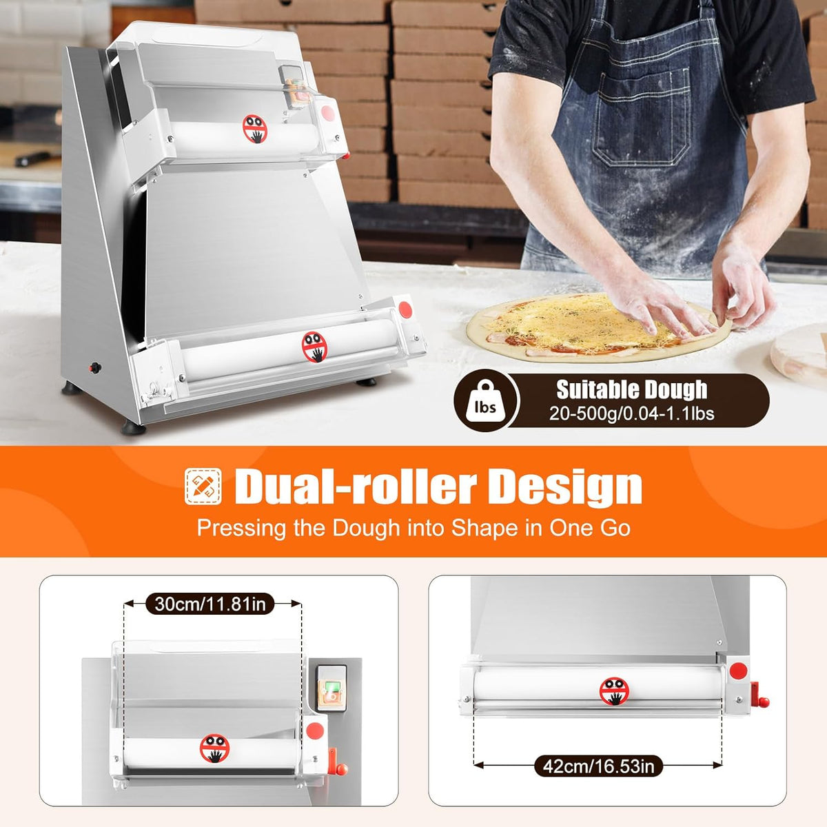 15 Inch Electric Dough Roller Sheeter Z89885