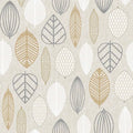Copper Leaf Wallpaper I825716