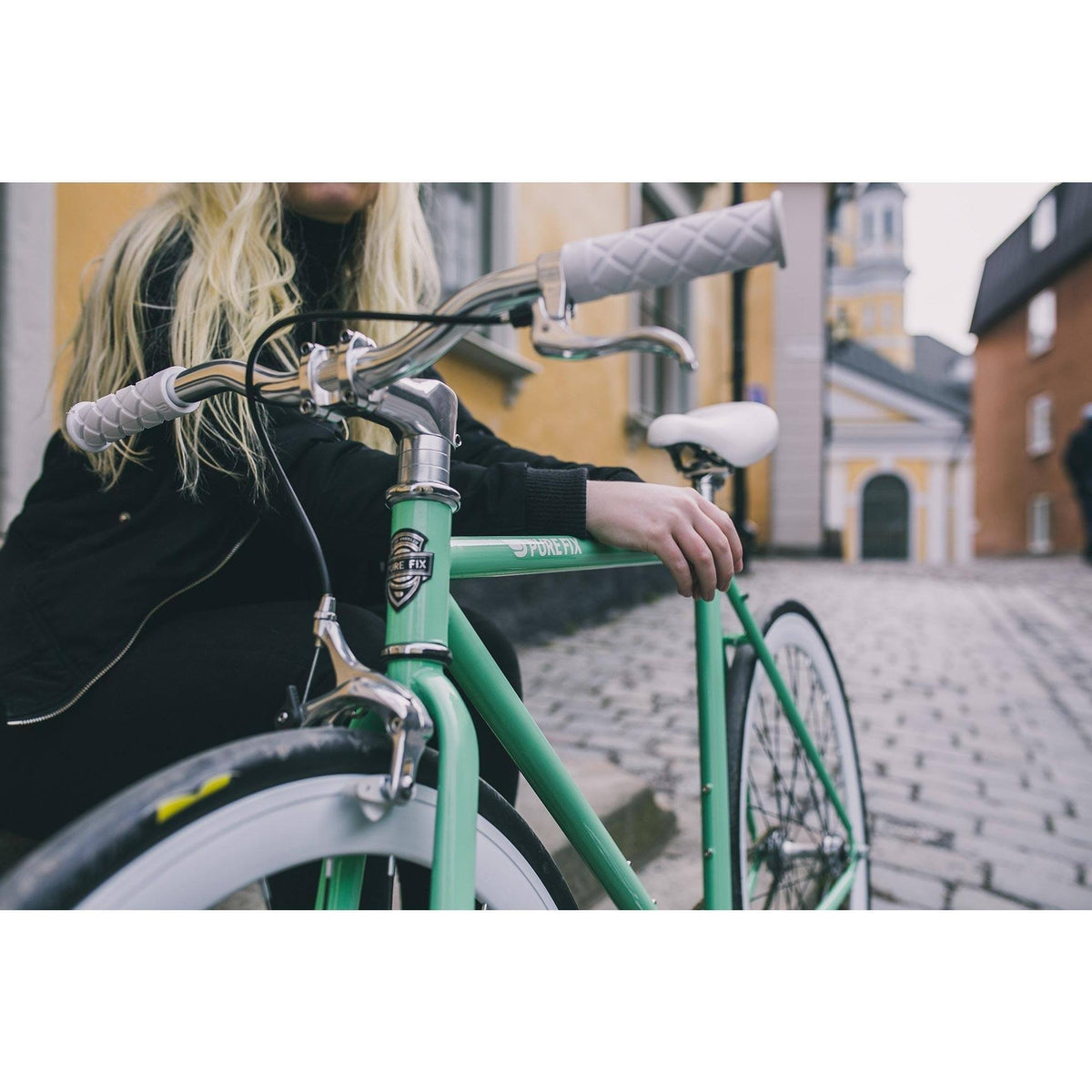 Celeste Green Ghost White 50cm Bike Q9514
