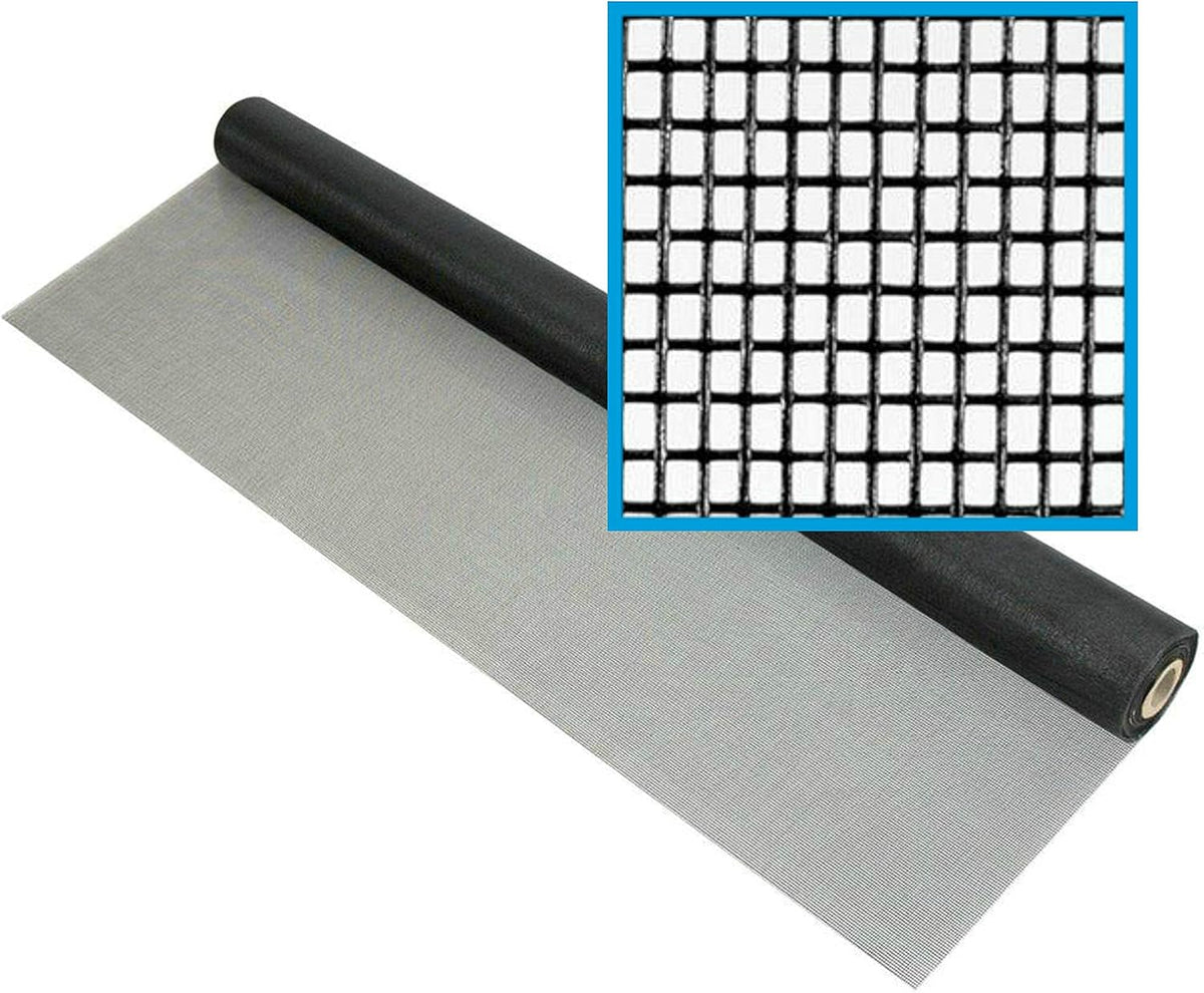 Fiberglass Screen Roll Charcoal 36 inch x 100 feet Pack of 2 C8009